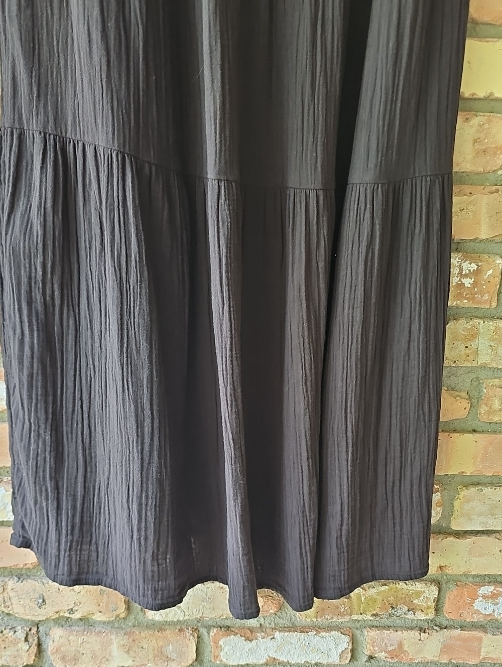 Quince Organic Cotton Gauze Tiered Maxi Dress - Picture 7 of 11